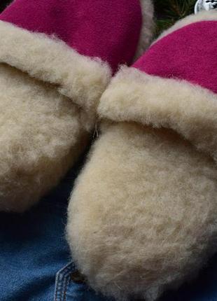 Кожаные тапочки на мягкой подошве