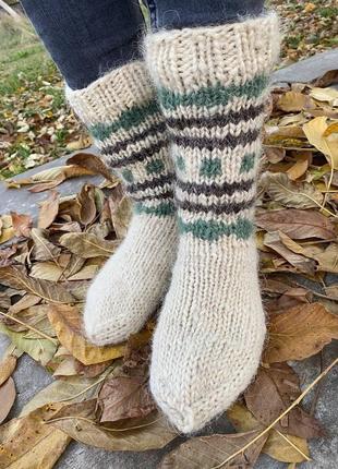 Теплі зимові шкарпетки1 фото