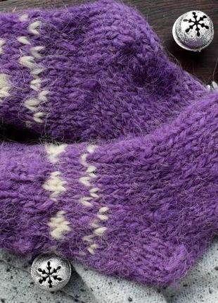 Пухнасті вовняні шкарпетки для дому та сну1 фото
