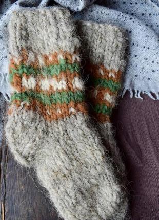 Шкарпетки з натуральної овечої вовни5 фото