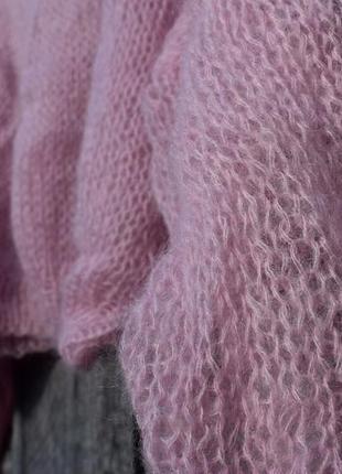 Mohair mesh sweater5 фото