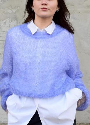 Handmade knitted sweater.