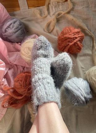 Woolen bed socks4 фото