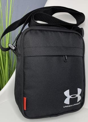Барстека under armour, мужская сумка через плечо текстильная барсетка на три отделения, брендовая сумка3 фото