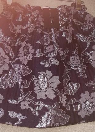 Пышная юбка из парчи и  гобелена