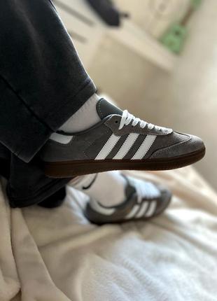 Замшеві жіночі кеди adidas samba2 фото