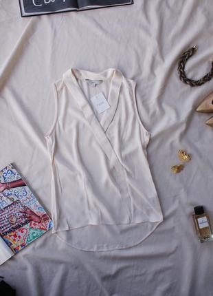 Базовая белая кремовая блуза от next