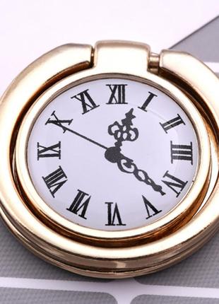 Кільце-підставка/попсокет для телефону «ancient time» металевий (золотистий)