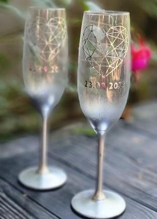 Бокали весільні