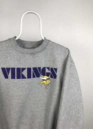 Винтажный свитшот majestic vikings vintage2 фото