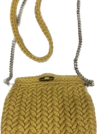 Жіноча плетена стильна сумка dzier gamotki