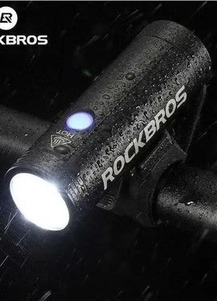 Велосипедный фонарь rockbros r1 - 400 люмен usb фара вело велофар1 фото