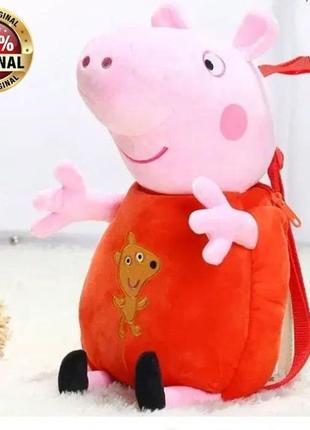 Дитячий рюкзак свинка пеппа орігинал рожева peppa pig5 фото