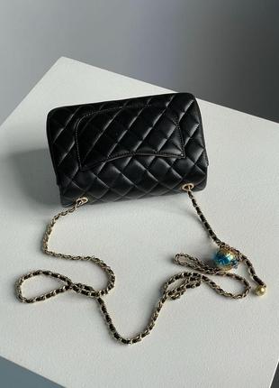 Сумка кожаная в стиле chanel 6