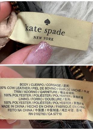 Шкіряна сумочка kate spade (new york)7 фото