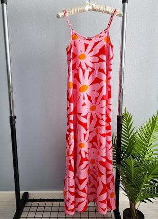 Довга літня сукня сарафан5 фото