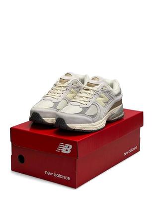 New balance 2002r light grey brown9 фото