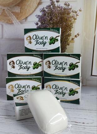 Натуральне косметичне мило з оливковою олією olive’n body1 фото