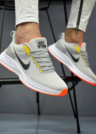 Nike zoom silver orange7 фото