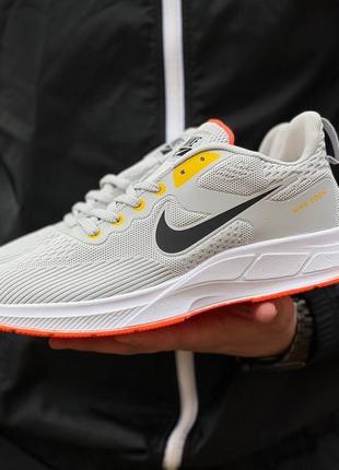 Nike zoom silver orange5 фото