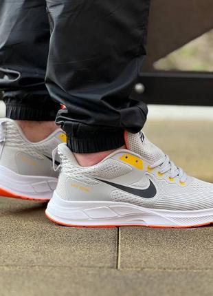 Nike zoom silver orange6 фото