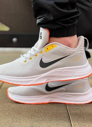 Nike zoom silver orange2 фото