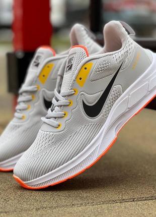 Nike zoom silver orange4 фото