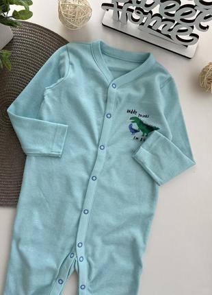 Слипы ромперы человечки 12-18 мес 86р mothercare2 фото