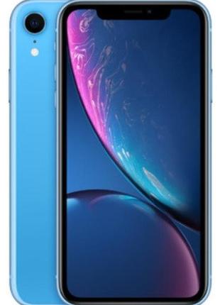 Смартфон apple iphone xr 64gb blue, гарантія 12 міс. refurbished