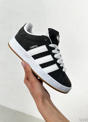 Женские кроссовки adidas campus gray &amp;white9 фото