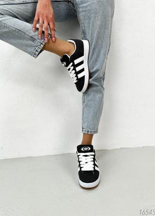 Женские кроссовки adidas campus gray &amp;white7 фото