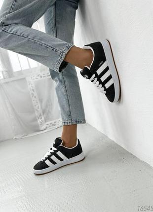 Женские кроссовки adidas campus gray &amp;white3 фото