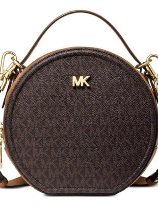 Сумка  в стиле michael kors / женская / кожа / коричневая