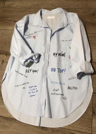 Подростковая рубашка zara 5