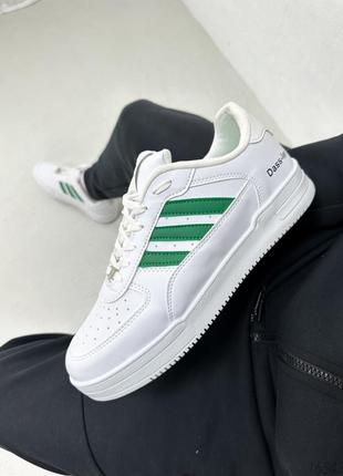 Кроссовки мужские adidas dass-ler white из натуральной кожи2 фото