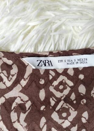 Zara платье этно бохо винтаж макси ярусный тренд коттон длинного хлопка2 фото