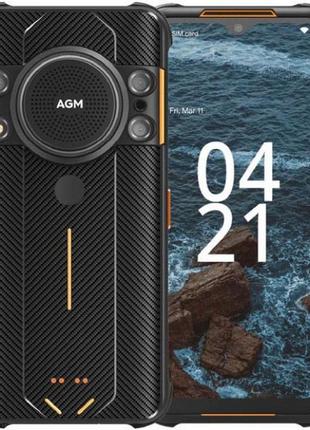 Смартфон agm h5 6/128gb black, 40+20/20мп, 6,52", ips, 8 ядер, 7000 мач, 4g, helio g35