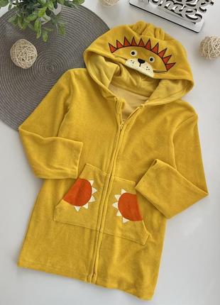 Махровый халатик 5-6 лет 116р mothercare