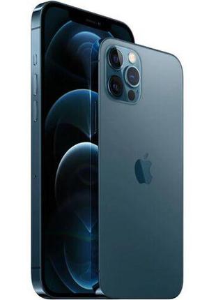 Смартфон apple iphone 12 pro max 128gb pacific blue, 6.7" oled, refurbished5 фото