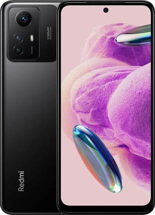 Смартфон xiaomi redmi note 12s 8/256gb onyx black (global, nfc), 108+8+2/16мп, helio g96, amoled 6.43"