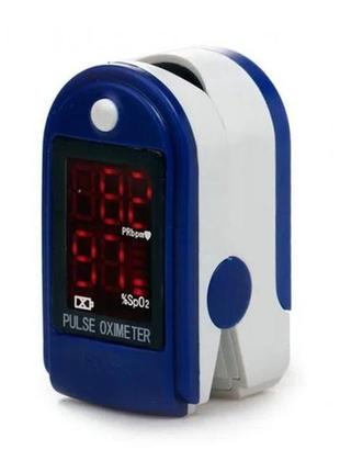 Пульсометр. пульсоксиметр на палець для вимірювання пульсу і сату2 фото