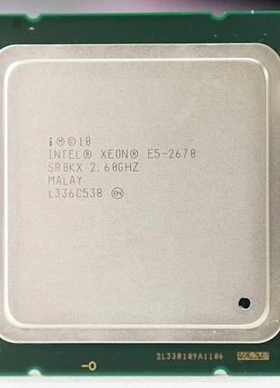 2 сірверних процесори intel xeon e5-2670 сокет lga2011
