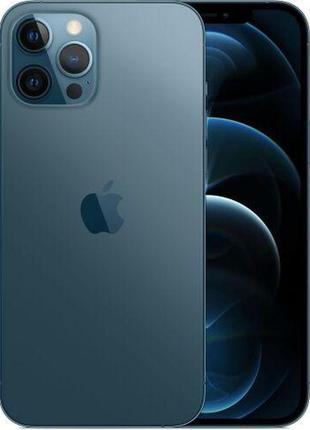 Смартфон apple iphone 12 pro max 256gb pacific blue, 6.7" oled, refurbished