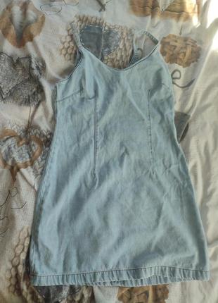 Сукня платье джинсовий сарафан1 фото