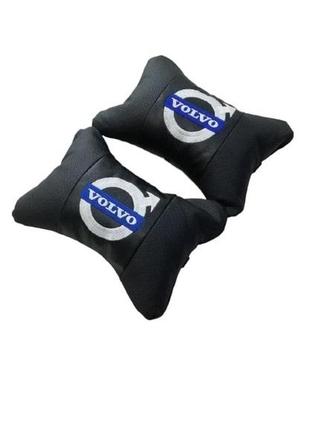 Подушки на подголовники volvo черный