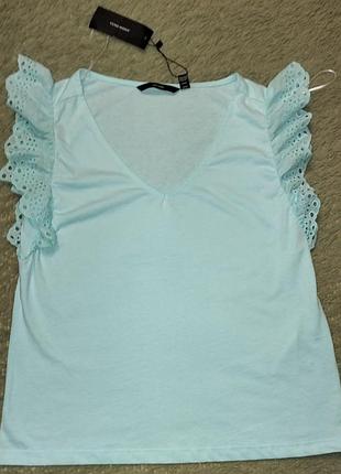 Легкая, приятная коттоновая футболочка пу бирцы м