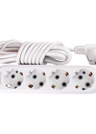 Подовжувач 4 гнізда с/с 3м