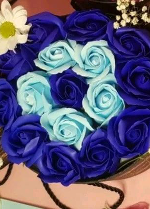 Подарунковий набір мильних троянд forever i love you подарунковий4 фото