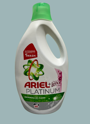 Універсальний гель для прання ariel gel platinum 5,775 л