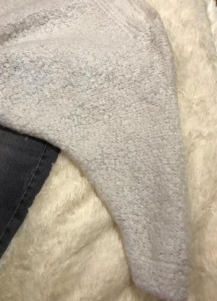 Белая укороченная кофта